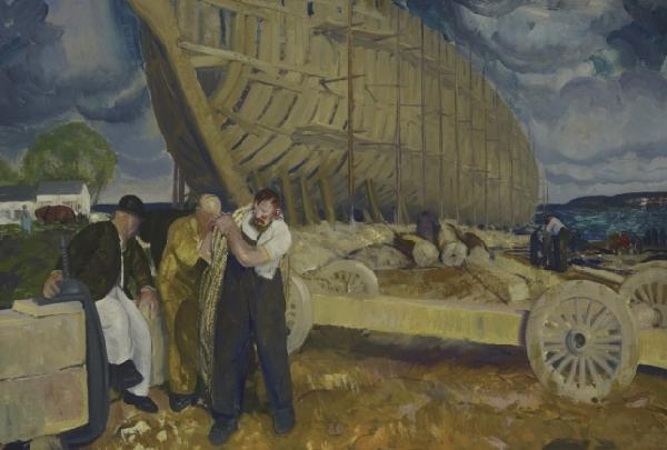 George Bellows Builders of Ships oil painting picture